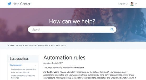 Twitter Automation Rules