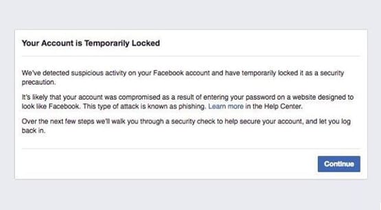 Account Temporarily Locked