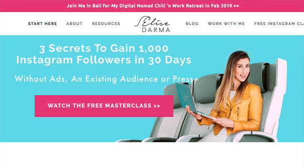 Elise Darma Homepage