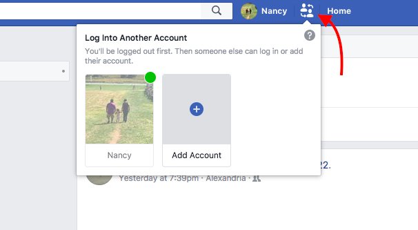 Switching Account on FB