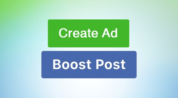 Create Ad vs Boost Post