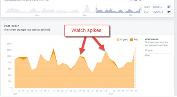 Facebook Ad Traffic Spikes